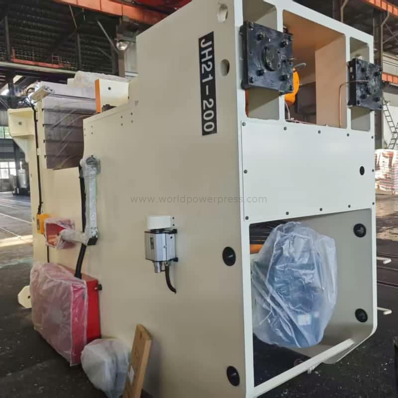 JH21 C Frame 200Ton เครื่องกดอัตโนมัติพร้อมเครื่องป้อน NC