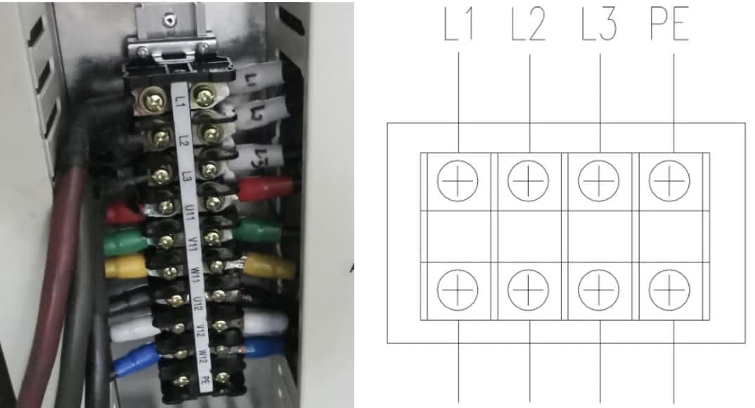 Power Press Electric Power Connections-2